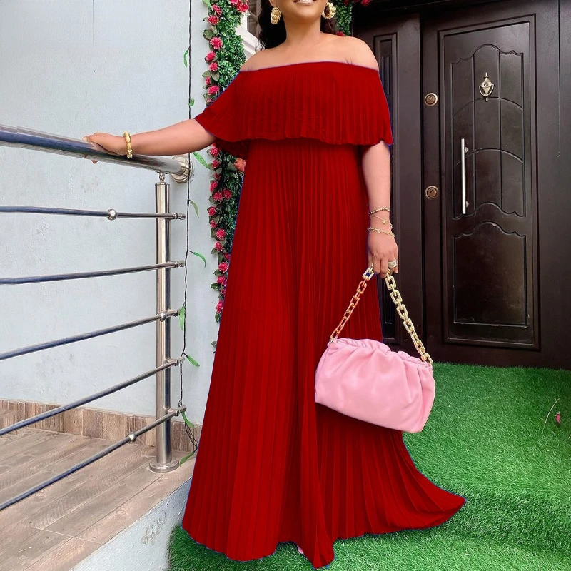 African Dresses for Women 2022 Club Outfits Sexy Ankara Evening Party Robe Pleated Dress African Clothes for Women
African Dresses for Women 2022 Club Outfits Sexy Ankara Evening Party Robe Pleated Dress African Clothes for Women