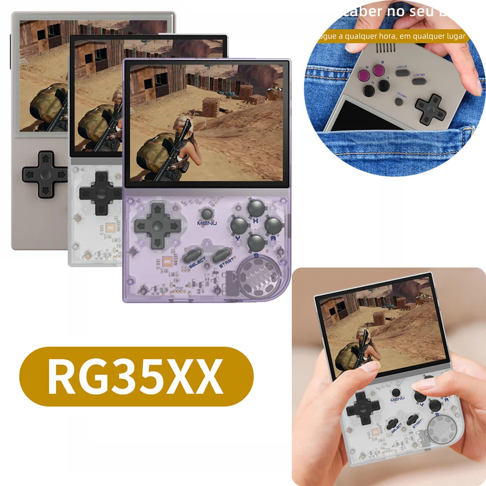 RG35XX Mini Retro Handheld Game Console Portable Linux System 3.5-inch IPS 640*480 Screen Game Player Children's Christmas Gifts
RG35XX Mini Retro Handheld Game Console Portable Linux System 3.5-inch IPS 640*480 Screen Game Player Children's Christmas Gifts