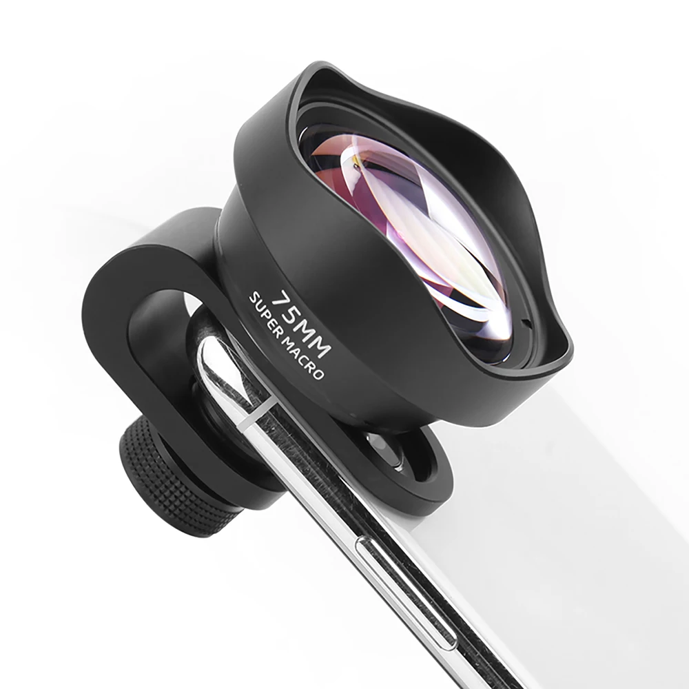 Universal 4k HD 75mm Macro Lens ForiPhone 7/8/X/XS/11 Pro Max/12 Mini Pro Max Samsung Huawei Xiaomi Mobile Phone Camera Lenses
Universal 4k HD 75mm Macro Lens ForiPhone 7/8/X/XS/11 Pro Max/12 Mini Pro Max Samsung Huawei Xiaomi Mobile Phone Camera Lenses