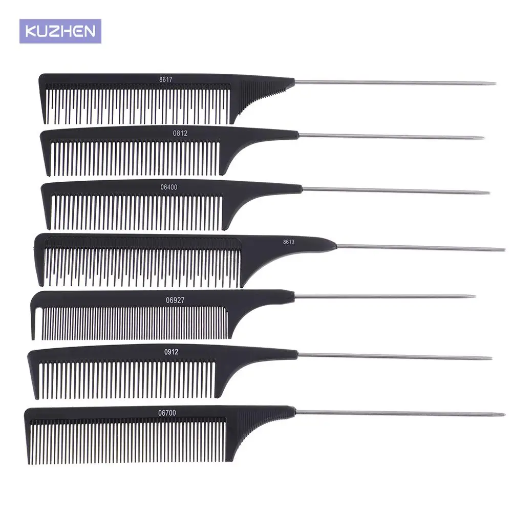 1 Pc New Professional Black Hard Carbon Cutting Comb Heat Resistant Salon Hair Trimmer Brushes Metal Pin Tail Antistatic Comb
1 Pc New Professional Black Hard Carbon Cutting Comb Heat Resistant Salon Hair Trimmer Brushes Metal Pin Tail Antistatic Comb