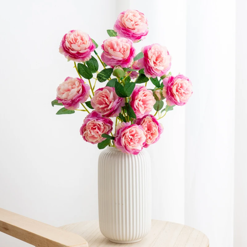 3 Heads 65cm Artificial Flower Silk Rose Fake Flower Home Garden Wedding Supplies Home Living Room Party Decoration
3 Heads 65cm Artificial Flower Silk Rose Fake Flower Home Garden Wedding Supplies Home Living Room Party Decoration