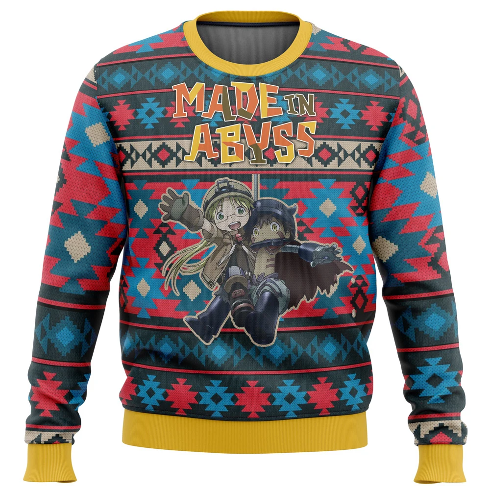 Made in Abyss Alt Ugly Christmas Sweater Christmas Sweater gift Santa Claus pullover men 3D Sweatshirt and top autumn and winter
Made in Abyss Alt Ugly Christmas Sweater Christmas Sweater gift Santa Claus pullover men 3D Sweatshirt and top autumn and winter