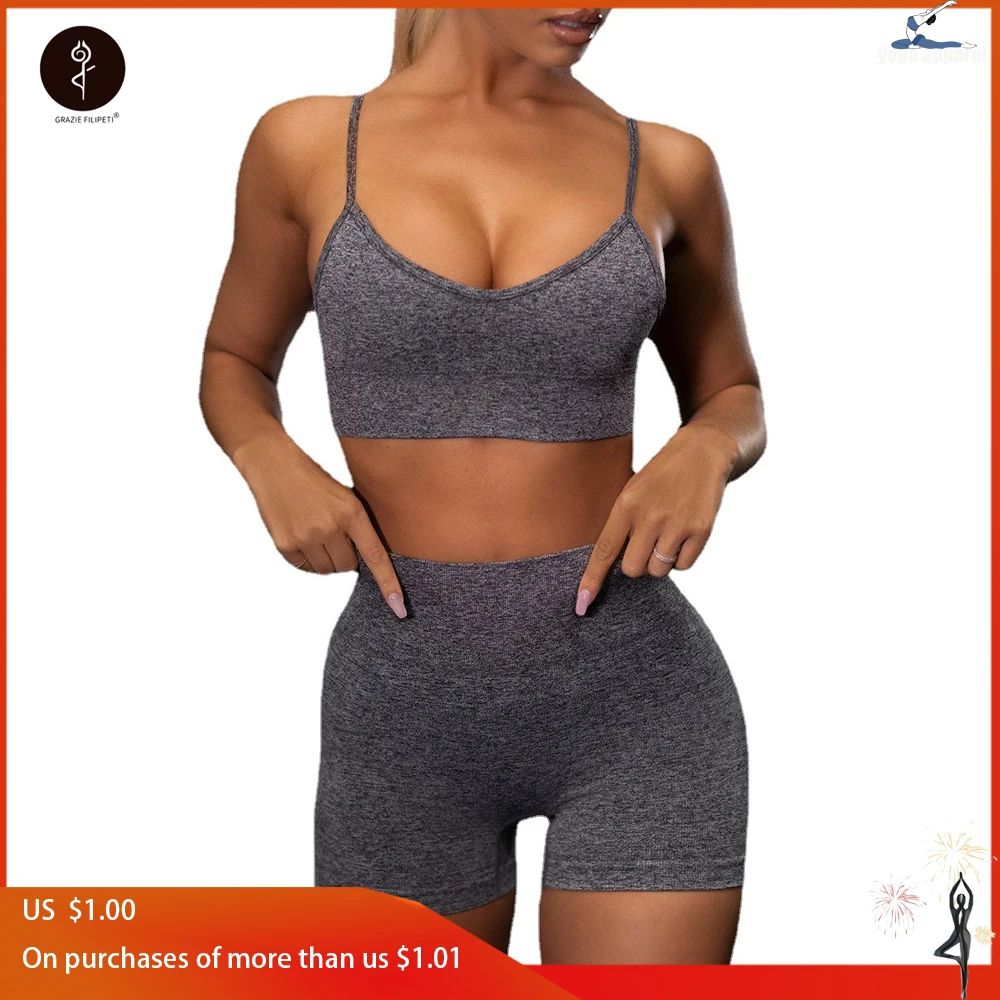 Two Piece Set Solid Color Yoga Suit High Waist Soft Short Crop Top Fitness Sports Leggings Women Cпортивный Workout Kостюм Женск
Two Piece Set Solid Color Yoga Suit High Waist Soft Short Crop Top Fitness Sports Leggings Women Cпортивный Workout Kостюм Женск