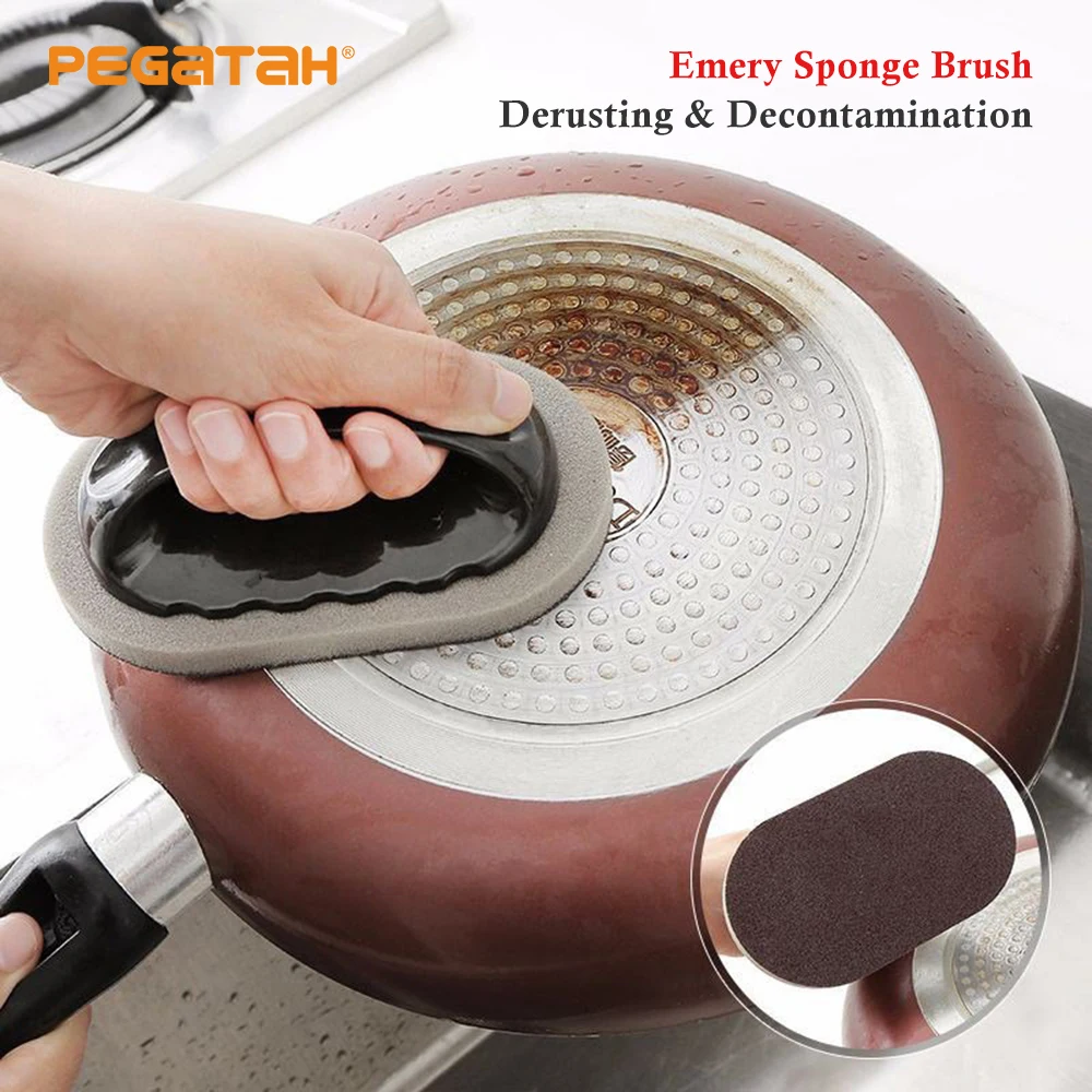 Kitchen Sponge Brush Melamine Household cleaning Brush Descaling Knife Pan Pot Cleaner Strong Brushes For kitchen convenience
Kitchen Sponge Brush Melamine Household cleaning Brush Descaling Knife Pan Pot Cleaner Strong Brushes For kitchen convenience