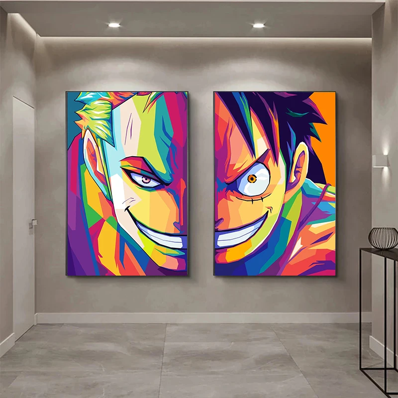 Classic Anime Canvas Painting One Piece Roronoa Zoro Monkey Luffy Wall Poster Print Mural Picture Living Room Home Decor Cuadros
Classic Anime Canvas Painting One Piece Roronoa Zoro Monkey Luffy Wall Poster Print Mural Picture Living Room Home Decor Cuadros
