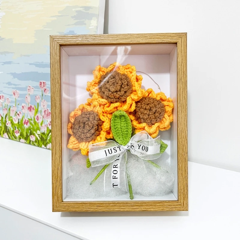 Photo Frame Crochet Flower Knitting Flower Decorative Ornament Crafts for School Office Kitchen Dining Table
Photo Frame Crochet Flower Knitting Flower Decorative Ornament Crafts for School Office Kitchen Dining Table