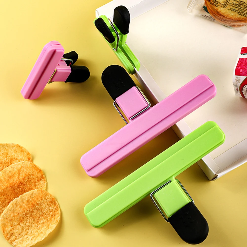 Plastic Food Sealing Bag Clip Fresh Moisture-proof Snack Potato Chips Postcard Sealing Clip Household Kitchen Gadgets Bag Sealer
Plastic Food Sealing Bag Clip Fresh Moisture-proof Snack Potato Chips Postcard Sealing Clip Household Kitchen Gadgets Bag Sealer