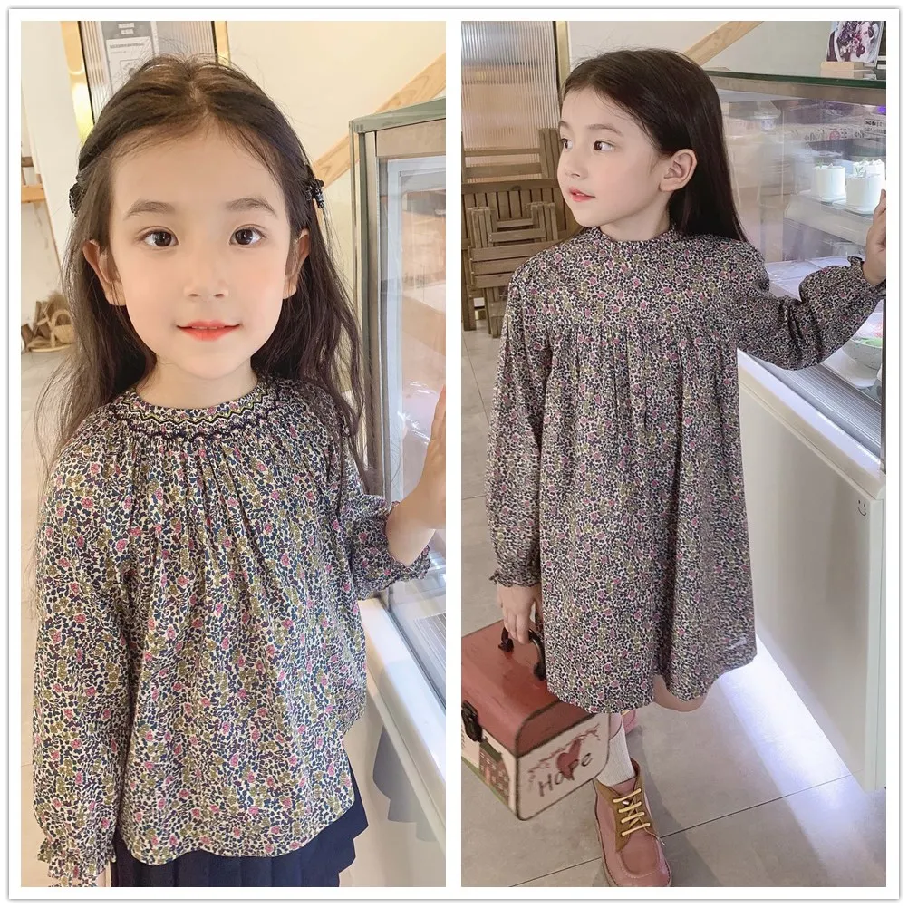 girls blouse cotton long sleeve tops High quality custom floral pattern French country style tops t-shirt
girls blouse cotton long sleeve tops High quality custom floral pattern French country style tops t-shirt