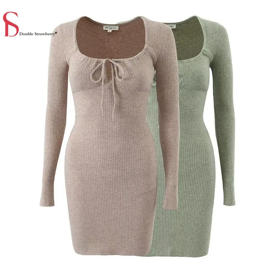Autumn Women's New Sexy Spice Girl Wrapped Chest Drawstring Wrapped Hip Pit Knitted Long Sleeve Underlay Dress
Autumn Women's New Sexy Spice Girl Wrapped Chest Drawstring Wrapped Hip Pit Knitted Long Sleeve Underlay Dress