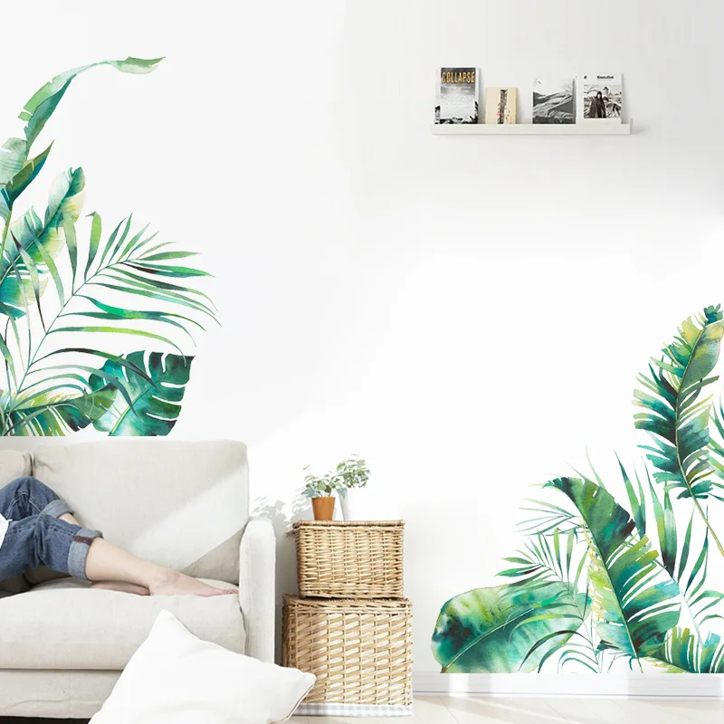 Tropical Vegetation Series Wall Sticker Self Adhesive PVC Sticker Bedroom Living Room Stair Sofa Background Wall Art Decal Decor
Tropical Vegetation Series Wall Sticker Self Adhesive PVC Sticker Bedroom Living Room Stair Sofa Background Wall Art Decal Decor