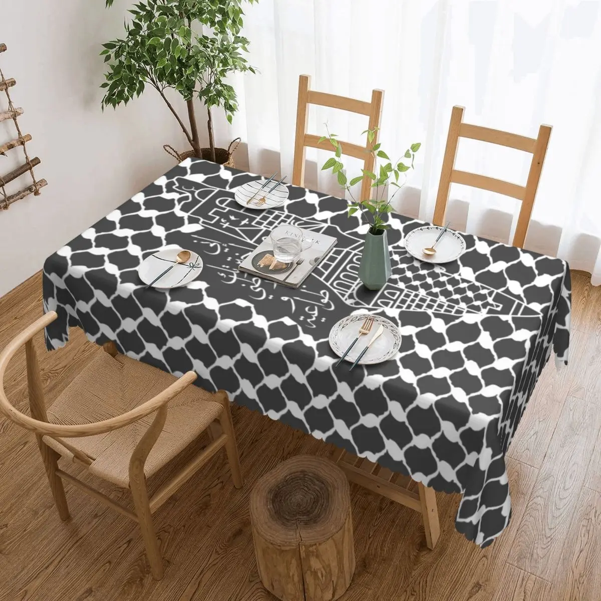Rectangular Arabic Calligraphy Palestinian Map And Kufiya Pattern Tablecloth Table Covers Palestine Keffiyeh Table Cloth
Rectangular Arabic Calligraphy Palestinian Map And Kufiya Pattern Tablecloth Table Covers Palestine Keffiyeh Table Cloth