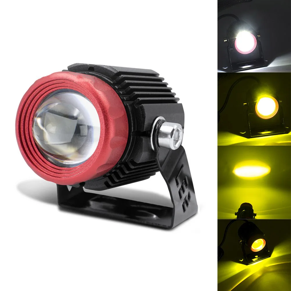 2X Motorcycle Headlight Two-Color Distance And Near Integrated LED Work Light Car Accessories High Quality Led Laser Fog Lamp
2X Motorcycle Headlight Two-Color Distance And Near Integrated LED Work Light Car Accessories High Quality Led Laser Fog Lamp