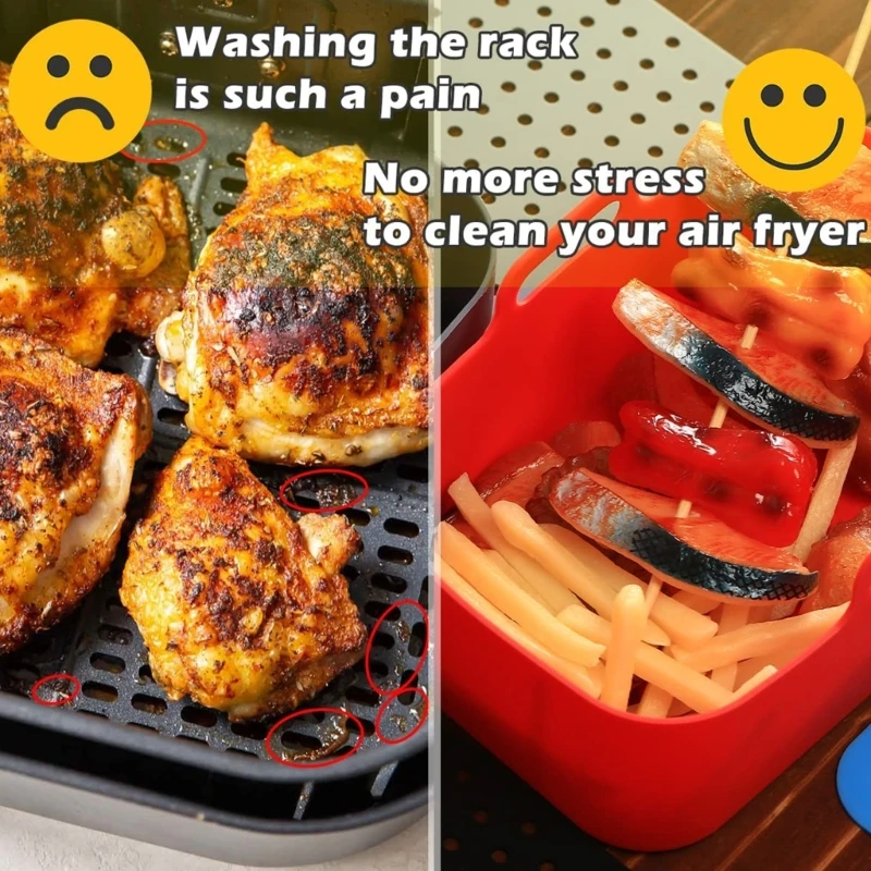 Reusable Silicone Mats Rectangular NonStick Pad Baking Inner Liners Bakewares Cooking Mats Kitchen Tool 87HA
Reusable Silicone Mats Rectangular NonStick Pad Baking Inner Liners Bakewares Cooking Mats Kitchen Tool 87HA