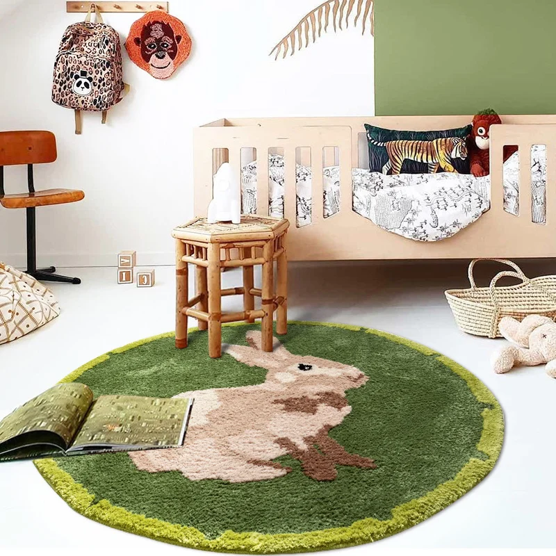 Room Children's round Carpet Cute Cartoon Bedroom Bedside Blanket Tatami Non-Slip Bathroom Absorbent
Room Children's round Carpet Cute Cartoon Bedroom Bedside Blanket Tatami Non-Slip Bathroom Absorbent