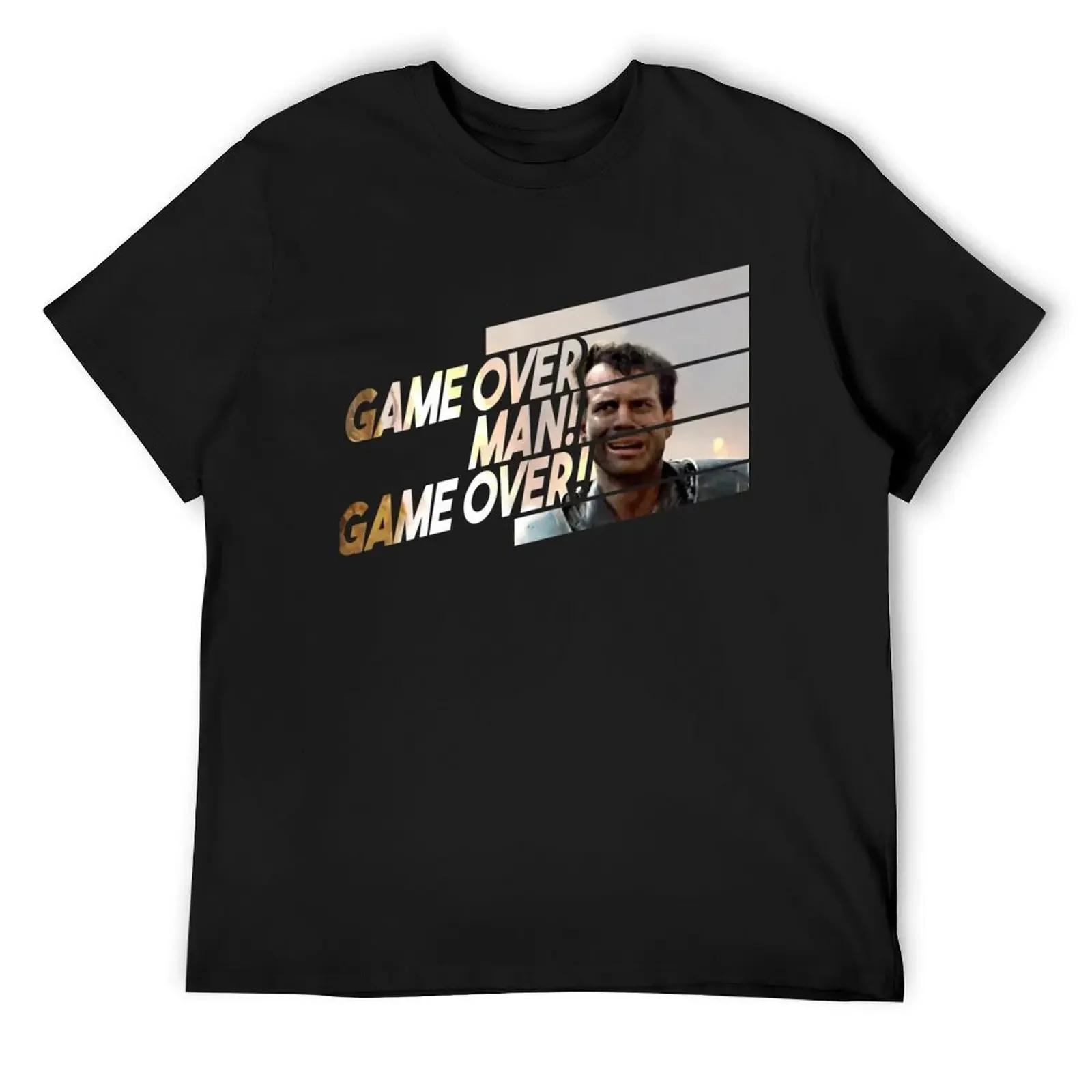 Частный Хадсон от Инопланетян Игра Over Man! Over! Классическая футболка-тяжеловесы в