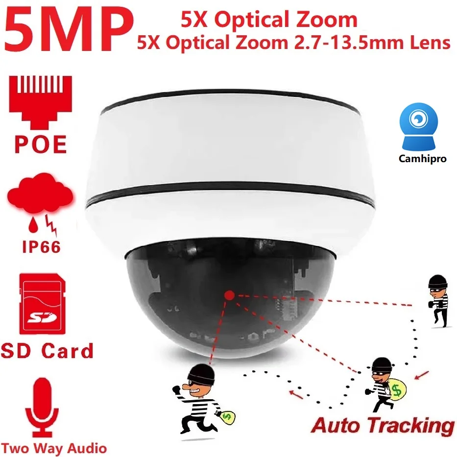 IP Camera PTZ 5MP POE Optical Zoom HD Outdoor Ai Human Detection Smart Human Tracking PTZ CCTV Camera 5MP With Audio Camhi
IP Camera PTZ 5MP POE Optical Zoom HD Outdoor Ai Human Detection Smart Human Tracking PTZ CCTV Camera 5MP With Audio Camhi