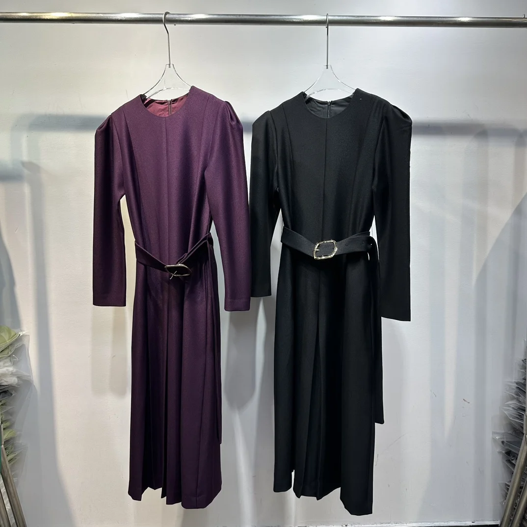 2023 Spring/Summer Fashion New Women's Clothing Small round Neck Belt Dress 0814
2023 Spring/Summer Fashion New Women's Clothing Small round Neck Belt Dress 0814