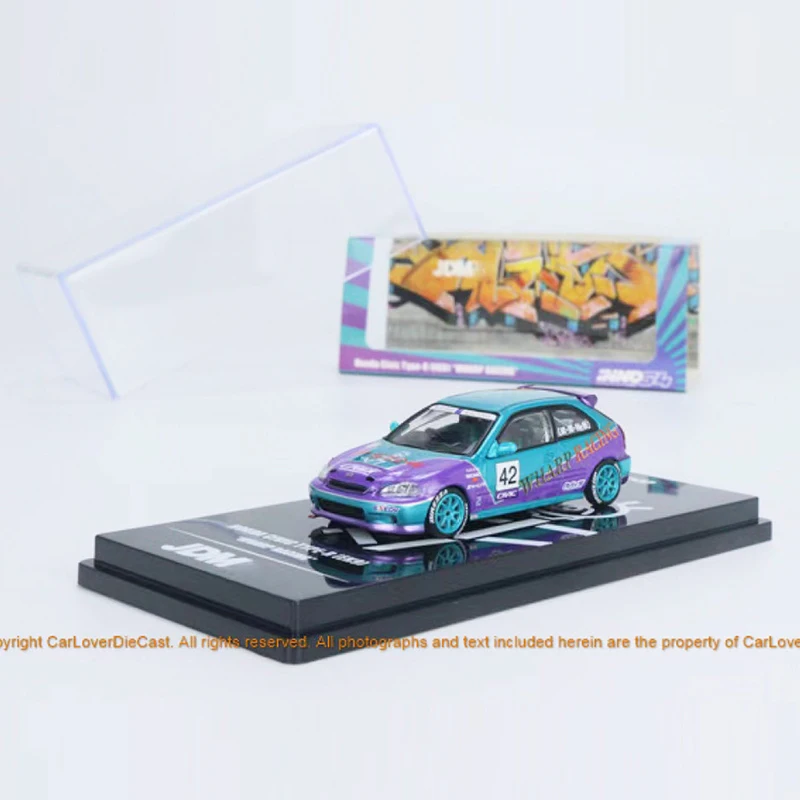 INNO 1:64 Model Car CIVIC TYPE-R EK9 WHARP RACING Die-cast Vehicle Display Collection
INNO 1:64 Model Car CIVIC TYPE-R EK9 WHARP RACING Die-cast Vehicle Display Collection
