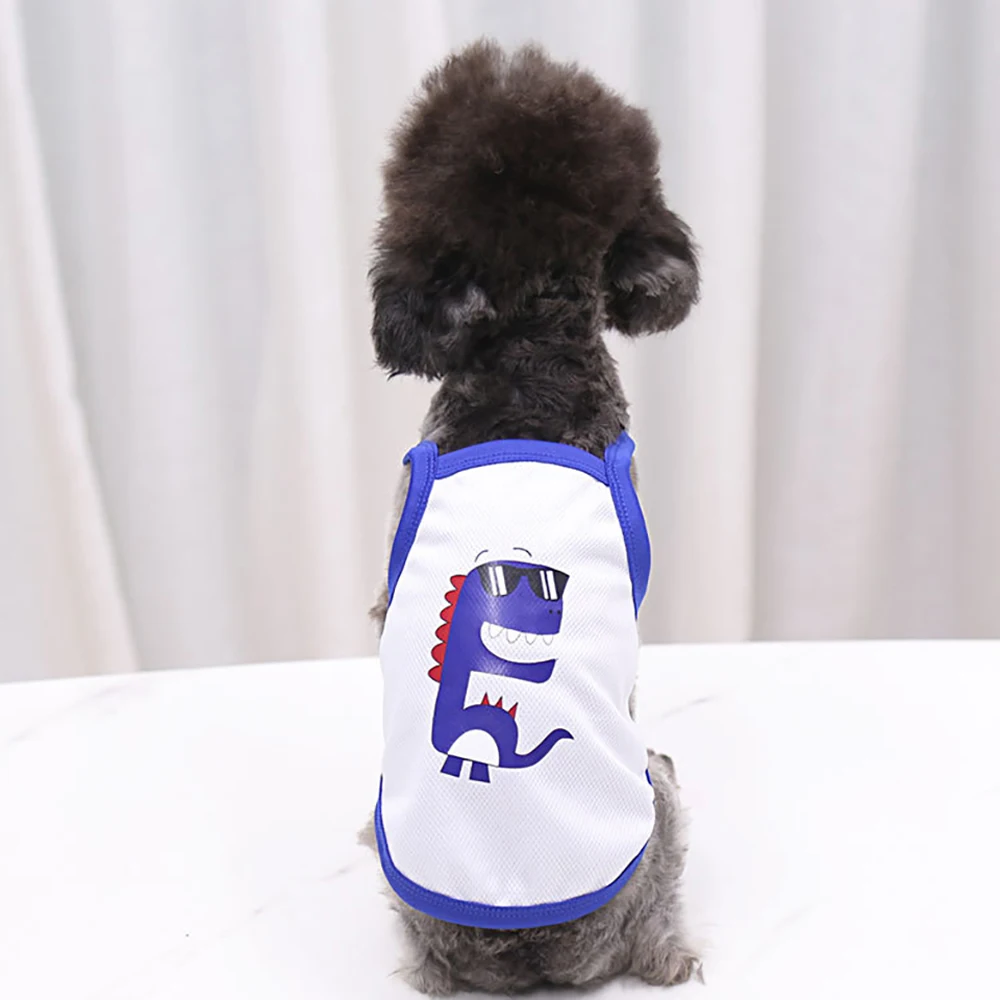 Summer Pet Dog Clothes Cartoon Dinosaur Pattern Dog Vest Cute Mesh Dog Shirt For Puppy Chihuahua Breathable Pet T-Shirt Supplies
Summer Pet Dog Clothes Cartoon Dinosaur Pattern Dog Vest Cute Mesh Dog Shirt For Puppy Chihuahua Breathable Pet T-Shirt Supplies