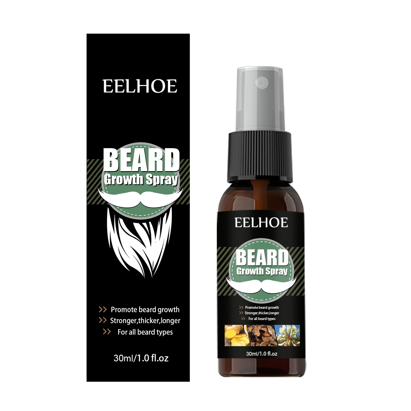 Beard Growth Spray Anti Hair Loss Nourishing Follicles Enhancer Men's Beard Growth Liquid Growth Thicker Faster Beard Care 30ml
Beard Growth Spray Anti Hair Loss Nourishing Follicles Enhancer Men's Beard Growth Liquid Growth Thicker Faster Beard Care 30ml