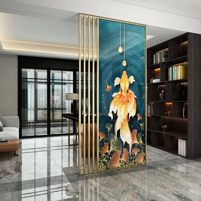 Light extravagant metal screen partition decoration living room hotel restaurant blocking household porch aluminum alloy
Light extravagant metal screen partition decoration living room hotel restaurant blocking household porch aluminum alloy