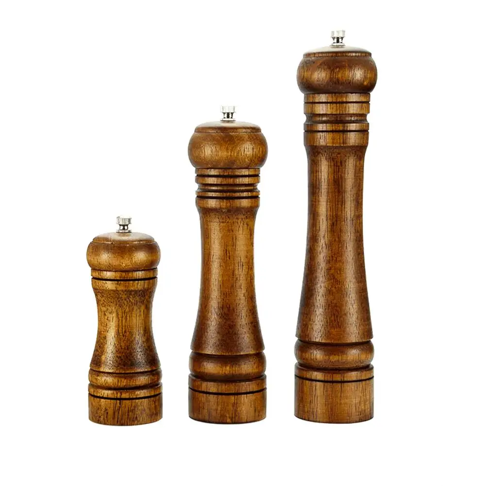 Strong Adjustable Ceramic Core Solid Wood Manual Grinder Salt Pepper Mill Spice Peppercorn Seasoning Condiment Jar Bottle
Strong Adjustable Ceramic Core Solid Wood Manual Grinder Salt Pepper Mill Spice Peppercorn Seasoning Condiment Jar Bottle