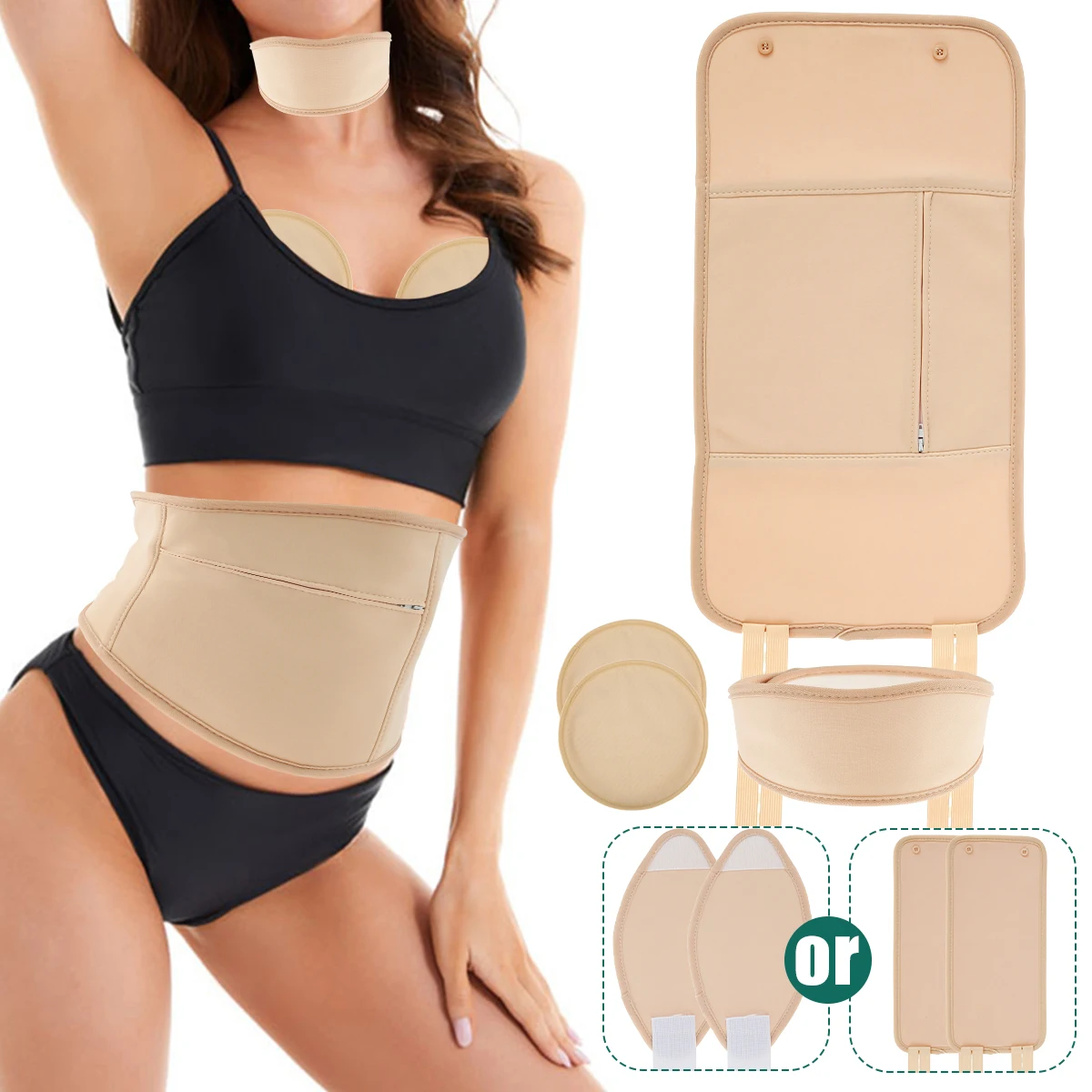New 4Pcs Waist Neck Oil Pack Set with Chest Pads Washable Reusable Knee Essential Oil Wrap Mess-Free Oil Pack Wrap with
New 4Pcs Waist Neck Oil Pack Set with Chest Pads Washable Reusable Knee Essential Oil Wrap Mess-Free Oil Pack Wrap with