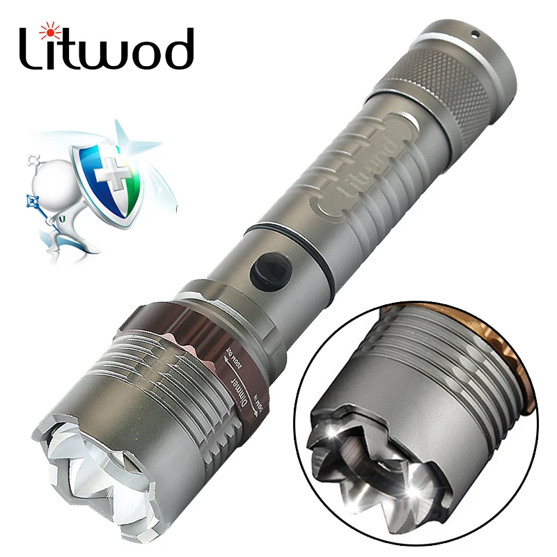 Led Tactical Flashlight Zoomable Self Defense Torch Built in 18650 Battery Light Lantern XM-L T6 5 Mode Rechargeable
Led Tactical Flashlight Zoomable Self Defense Torch Built in 18650 Battery Light Lantern XM-L T6 5 Mode Rechargeable