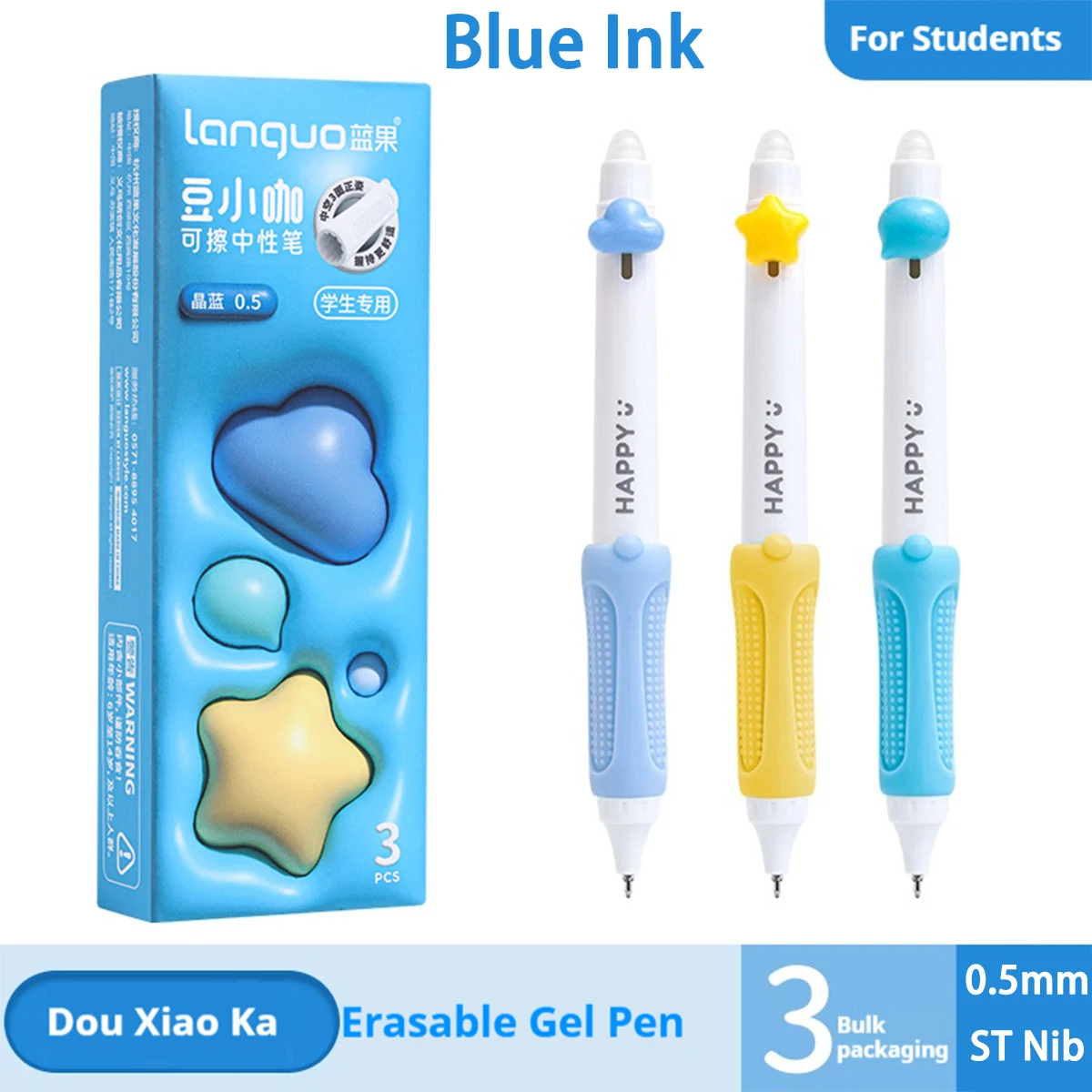 Ручка Гелевая Languo Kawaii Click, Стираемая, 0.5 Мм, Тонкий Наконечник, Синие/черные Чернила, Для Студентов
Ручка Гелевая Languo Kawaii Click, Стираемая, 0.5 Мм, Тонкий Наконечник, Синие/черные Чернила, Для Студентов