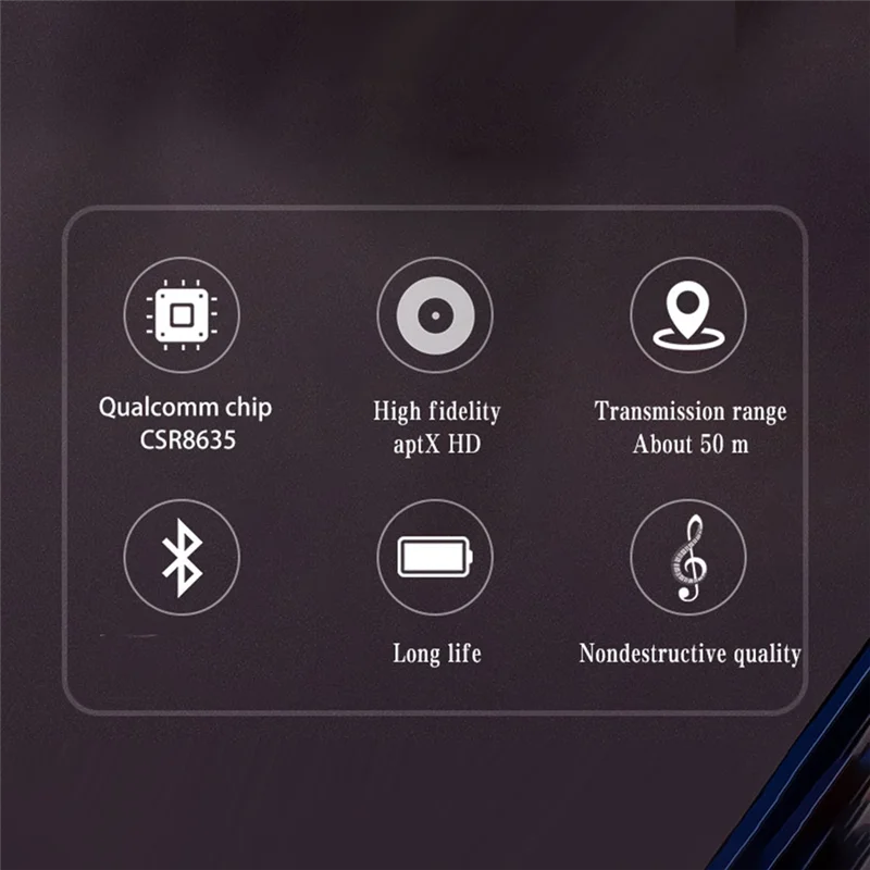 Qualcomm Aux Audio Bluetooth Receiver Lossless CSR Audio Adapter HIFI Car Navigation Call RCA Wireless Vintage Speaker
Qualcomm Aux Audio Bluetooth Receiver Lossless CSR Audio Adapter HIFI Car Navigation Call RCA Wireless Vintage Speaker