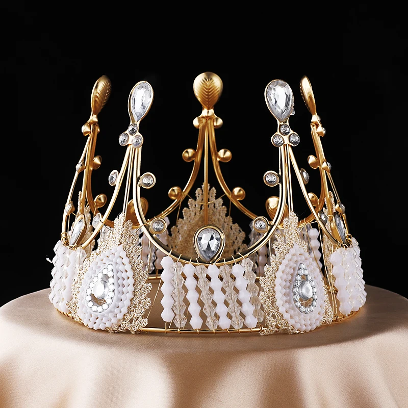 1PC Girls Tiara Pearl Lace Diamond Crown Cake Topper Decoration Elegant Wedding Cake Deco Princess Queen Birthday Party Supplies
1PC Girls Tiara Pearl Lace Diamond Crown Cake Topper Decoration Elegant Wedding Cake Deco Princess Queen Birthday Party Supplies