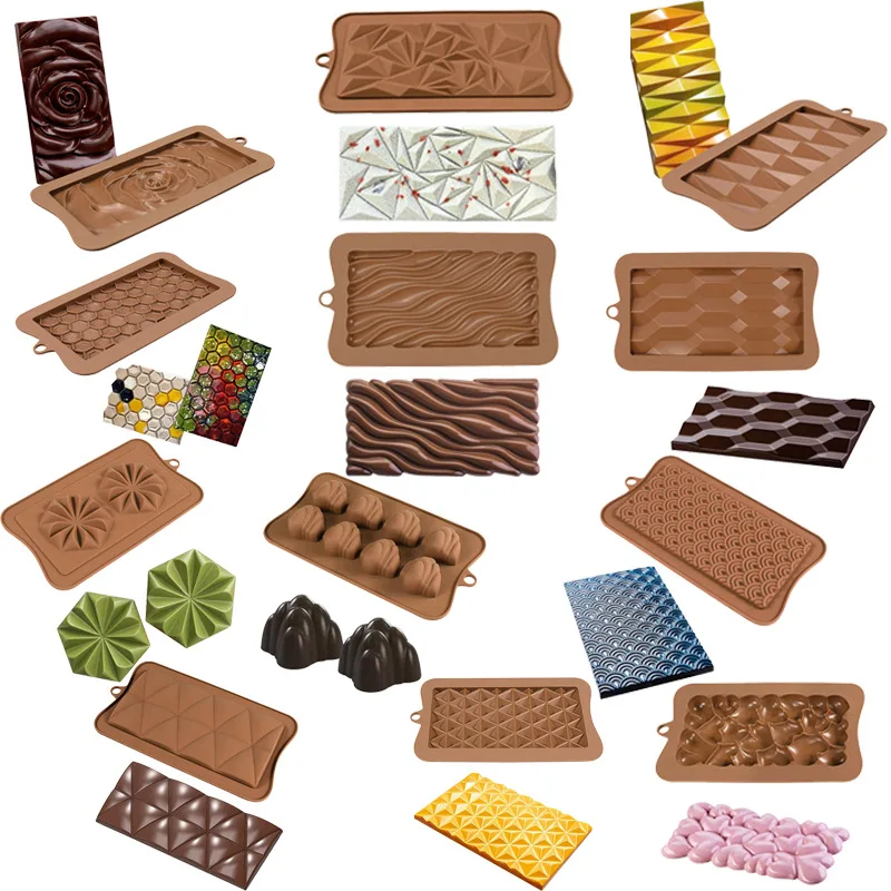 Chocolate Baking Silicone Mold Fudge Rose Heart Puzzle Geometric DIY Cake Pastry Dessert Decoration Easy Release Baking Tools
Chocolate Baking Silicone Mold Fudge Rose Heart Puzzle Geometric DIY Cake Pastry Dessert Decoration Easy Release Baking Tools