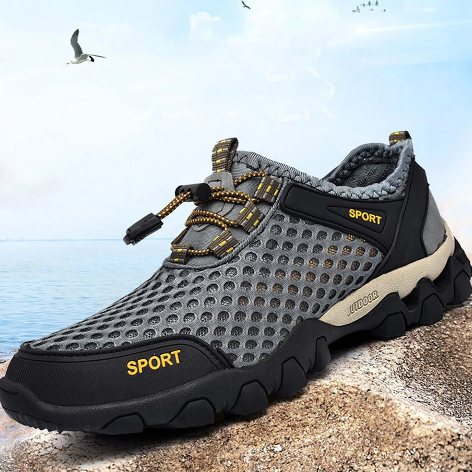 Summer Men Casual Sneakers Breathable Mesh Shoes Men's Non-Slip Outdoor Hiking Shoes Male Climbing Trekking Shoes Zapatos Hombre
Summer Men Casual Sneakers Breathable Mesh Shoes Men's Non-Slip Outdoor Hiking Shoes Male Climbing Trekking Shoes Zapatos Hombre