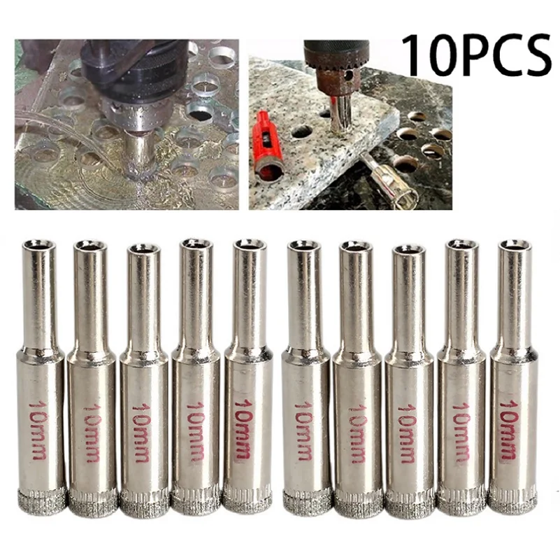 10pcs Diamond Coated Hole Saw Drill Bits For Glass Plastic Sheets Wood Hard Brittle Materials Drilling Tools High Quality
10pcs Diamond Coated Hole Saw Drill Bits For Glass Plastic Sheets Wood Hard Brittle Materials Drilling Tools High Quality