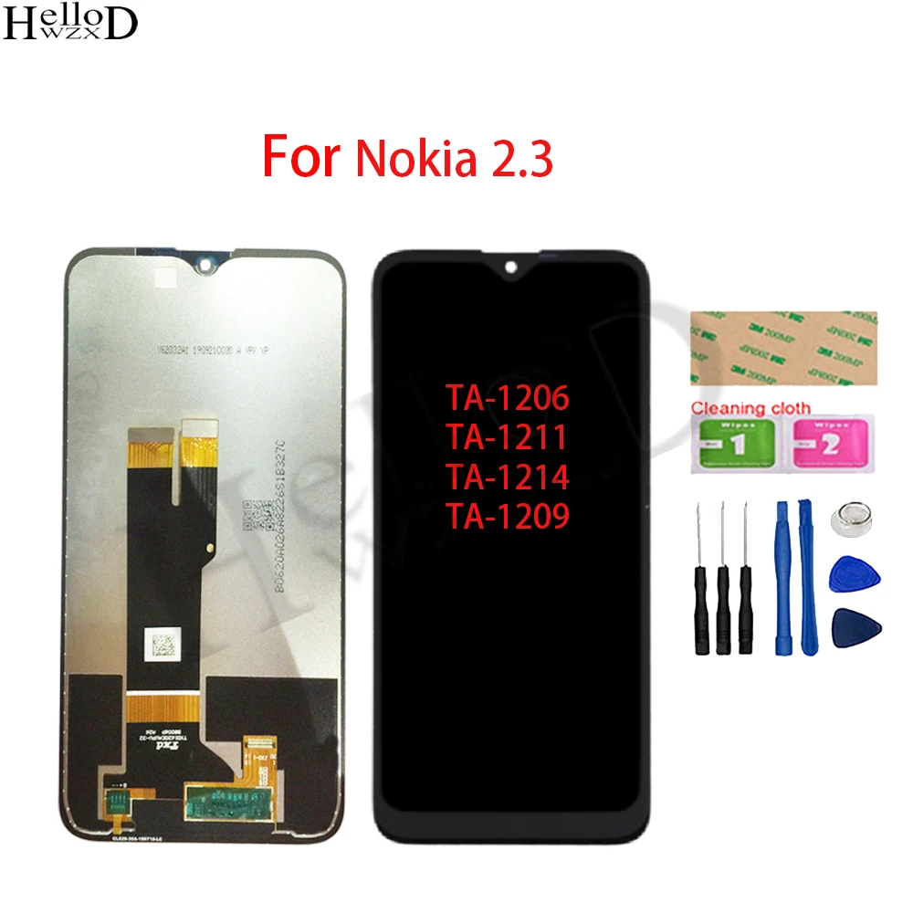 100% протестированный рабочий ЖК-дисплей для Nokia 2,3 TA-1211 TA-1214 TA-1206 TA-1209, ЖК-дисплей с сенсорным экраном и дигитайзером в сборе, детали
100% протестированный рабочий ЖК-дисплей для Nokia 2,3 TA-1211 TA-1214 TA-1206 TA-1209, ЖК-дисплей с сенсорным экраном и дигитайзером в сборе, детали