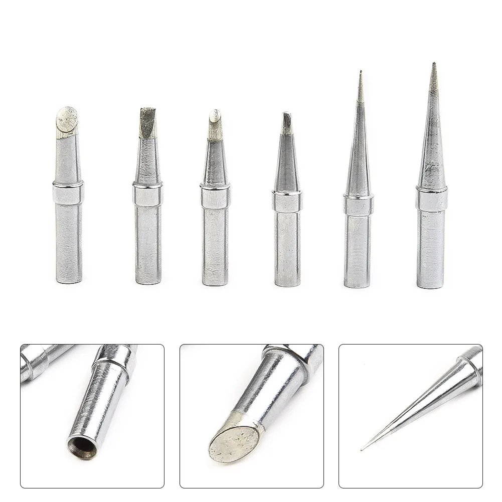 6Pcs ET Lead Free Soldering Iron Tips Replacement For Weller WE1010NA / WESD51/ WES50/51 Soldering Repair Station
6Pcs ET Lead Free Soldering Iron Tips Replacement For Weller WE1010NA / WESD51/ WES50/51 Soldering Repair Station