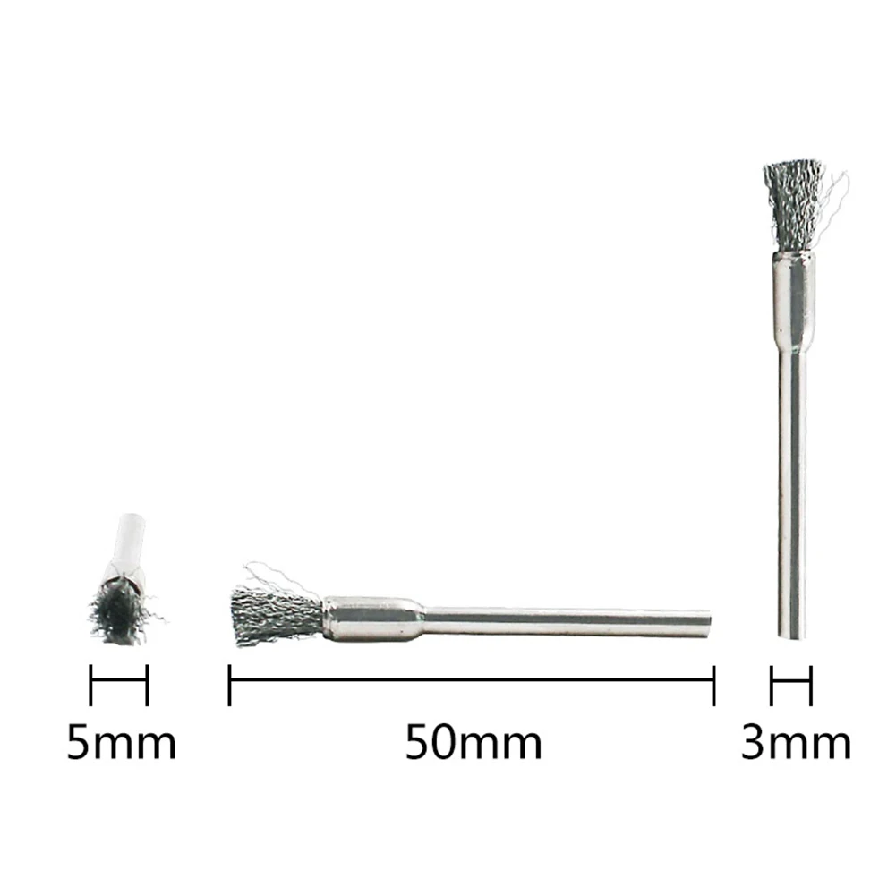 New Silver Wire Brush Power Tool With Rod 3Pcs/Set Polishing Rust Removal Stainless Steel Steel Brush Derusting
New Silver Wire Brush Power Tool With Rod 3Pcs/Set Polishing Rust Removal Stainless Steel Steel Brush Derusting