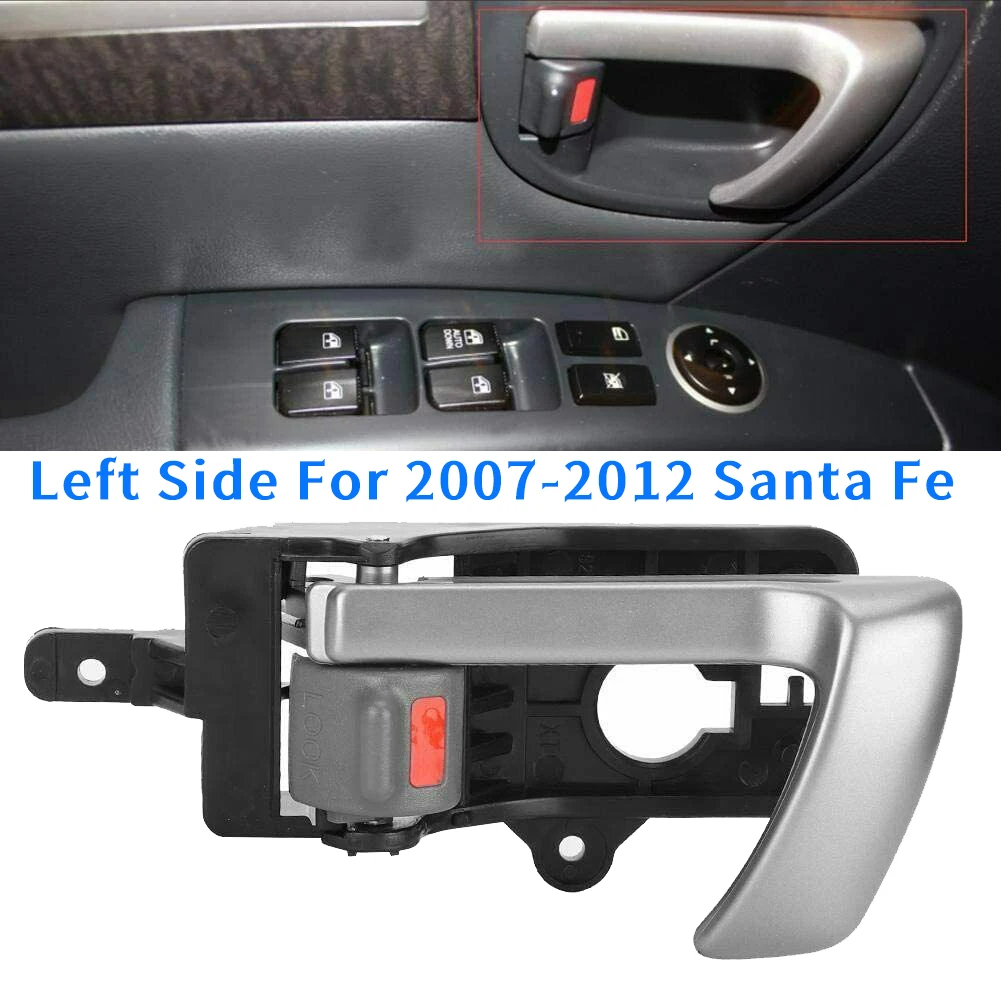 Front or Rear Left Side Interior Inner Door Handle for 2007-2012 Hyundai Santa Fe with Gray Knob 82610-2B010
Front or Rear Left Side Interior Inner Door Handle for 2007-2012 Hyundai Santa Fe with Gray Knob 82610-2B010