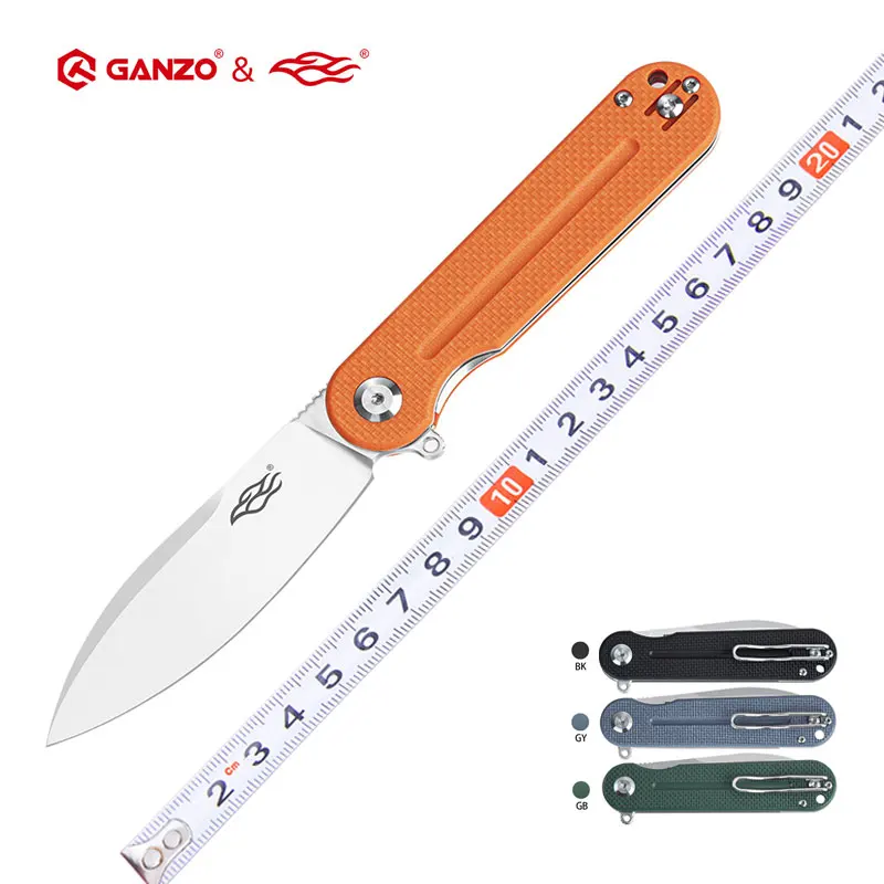 

FH922 Firebird Ganzo FBKNIFE D2 Blade G10 Handle Folding Knife Tactical Camping Knife Outdoor Survival EDC Tool Pocket Knife