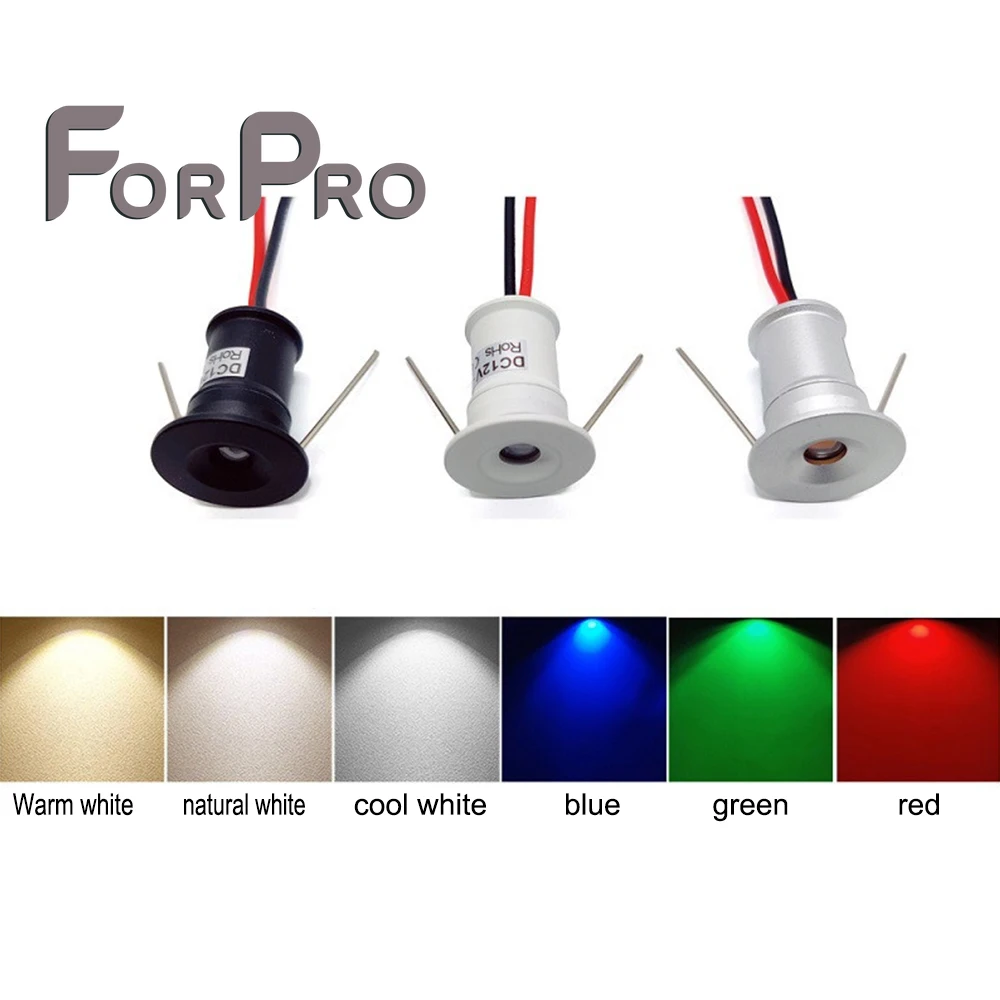 1W Mini LED Spotlight 15mm Cutout Recessed Downlight Indoor P65 12V Spot Light Ceiling Lamp Showcase Display Lighting
1W Mini LED Spotlight 15mm Cutout Recessed Downlight Indoor P65 12V Spot Light Ceiling Lamp Showcase Display Lighting