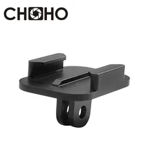 For Gopro Accessories Alloy Adapter Quick CNC Base Mount Flat To AEE For Go Pro Hero 11 10 9 Xiaomi YI DJI Osmo Action 2 Camera