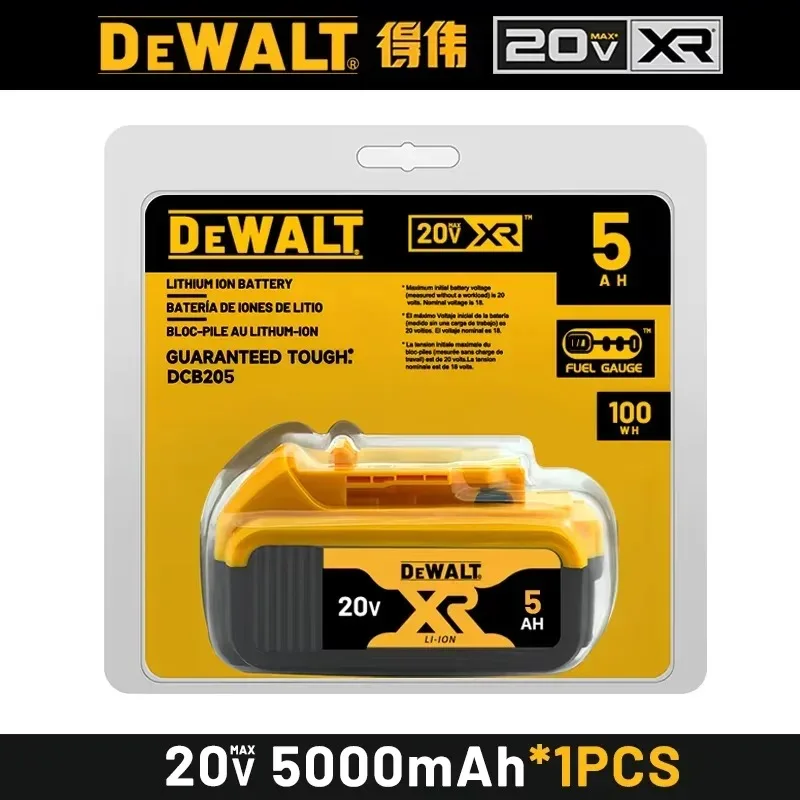Аккумулятор DEWALT 20В 6Ач Li-Ion DCB115/DCB118
Аккумулятор DEWALT 20В 6Ач Li-Ion DCB115/DCB118