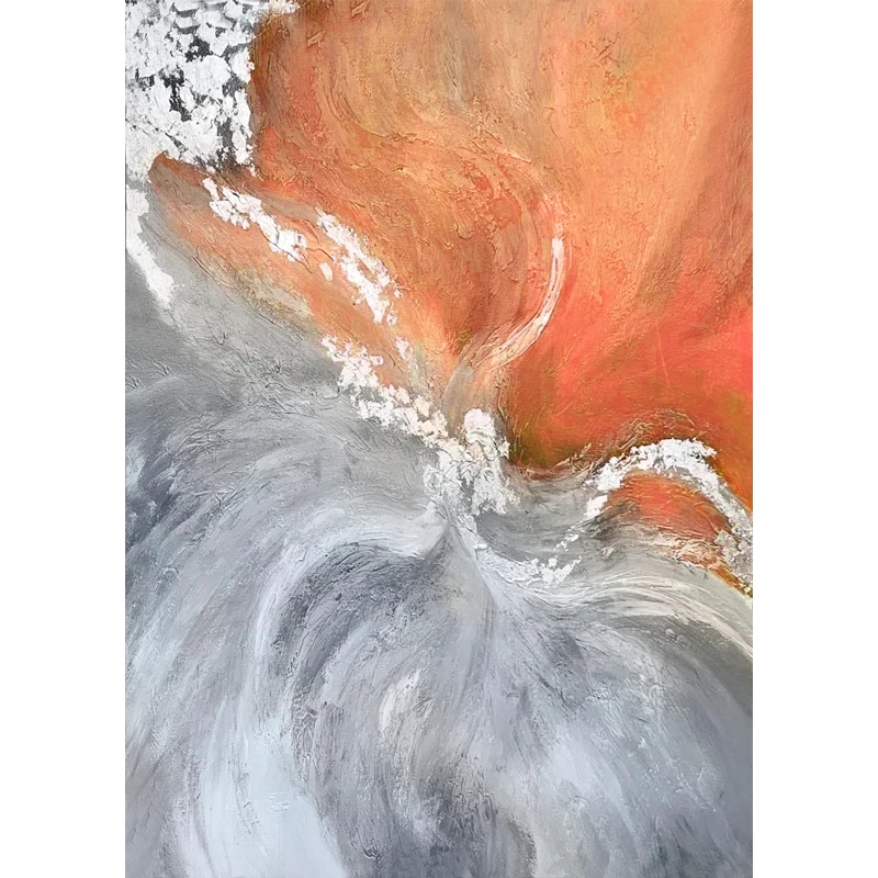 Hand-painted oil painting high-end floor painting light luxury living room large modern simple decorative painting
Hand-painted oil painting high-end floor painting light luxury living room large modern simple decorative painting