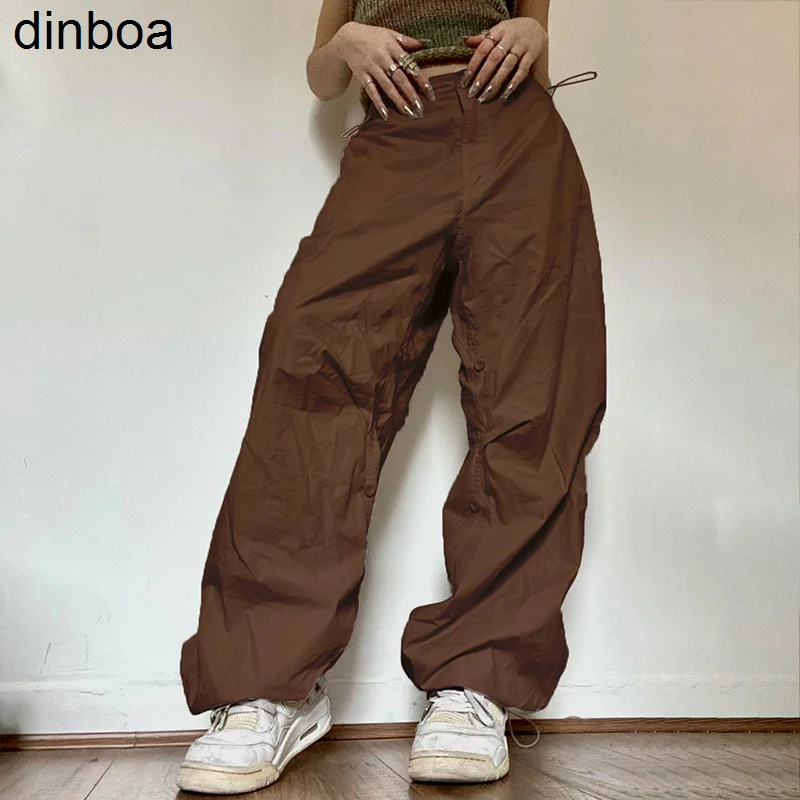 Брюки-карго женские с широкими штанинами, повседневные винтажные джоггеры с заниженной талией, технологичные однотонные мешковатые штаны ...
Брюки-карго женские с широкими штанинами, повседневные винтажные джоггеры с заниженной талией, технологичные однотонные мешковатые штаны ...