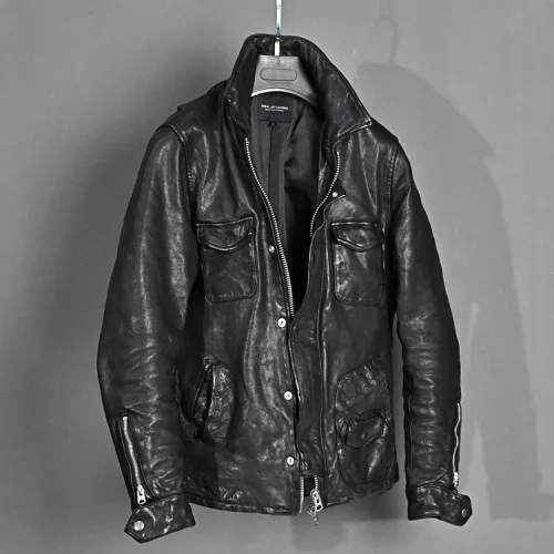 100% Genuine Jacket Men Vintage Natural Sheepskin Coat Spring Autumn Mens Leather Jackets 2023 Chaquetas Hombre
100% Genuine Jacket Men Vintage Natural Sheepskin Coat Spring Autumn Mens Leather Jackets 2023 Chaquetas Hombre