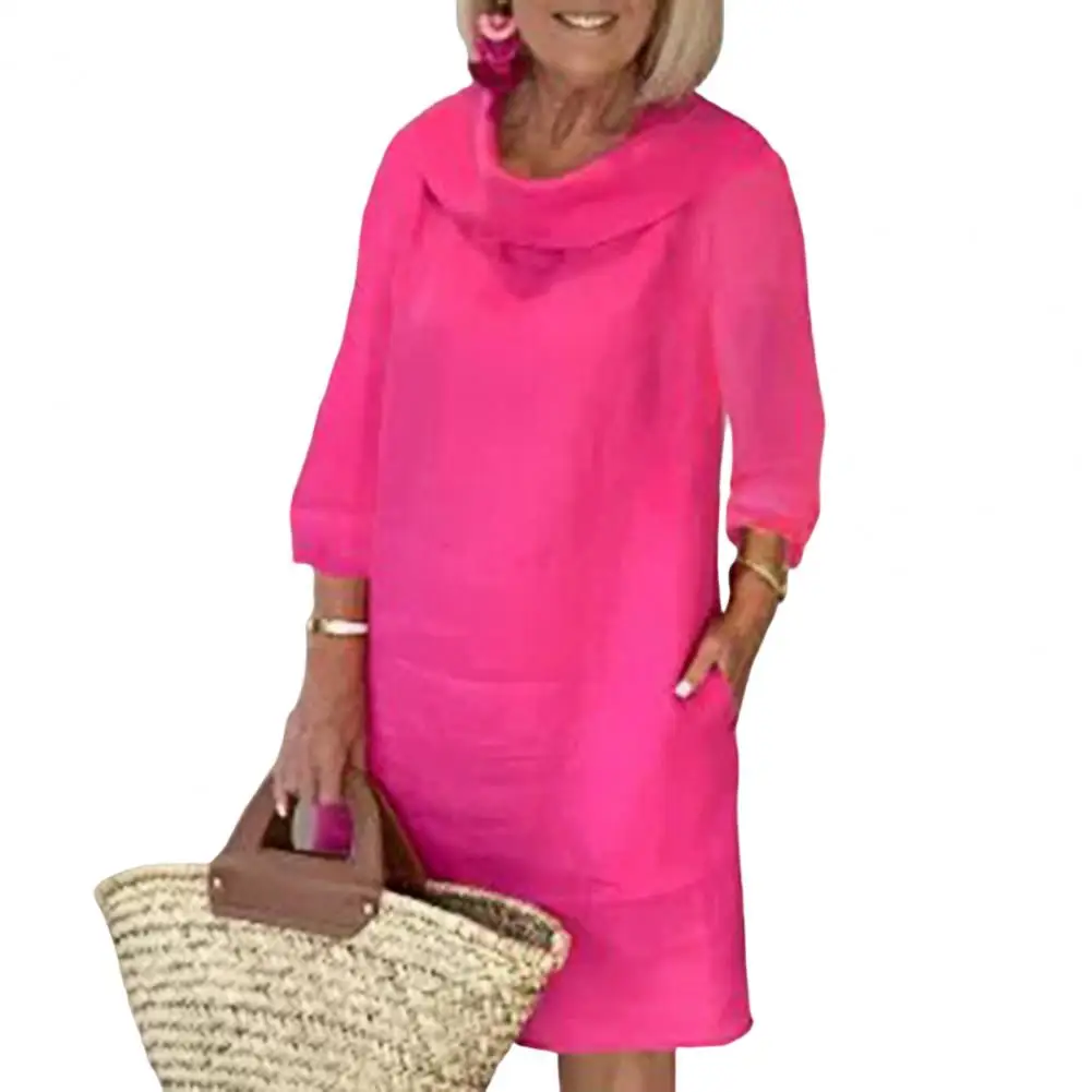 Короткие платья с круглым вырезом и воротником-шарфом, женское платье с рукавом 3/4, весенне-летнее повседневное женское платье
Короткие платья с круглым вырезом и воротником-шарфом, женское платье с рукавом 3/4, весенне-летнее повседневное женское платье