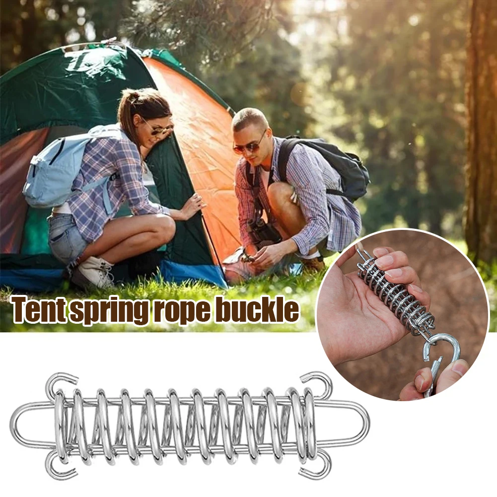 1 Pack Outdoor Tent Steel Spring Buckle Tent Tensioner Camping Deck Nail Carabiner Clip Awning Tightener Fixing Hook
1 Pack Outdoor Tent Steel Spring Buckle Tent Tensioner Camping Deck Nail Carabiner Clip Awning Tightener Fixing Hook