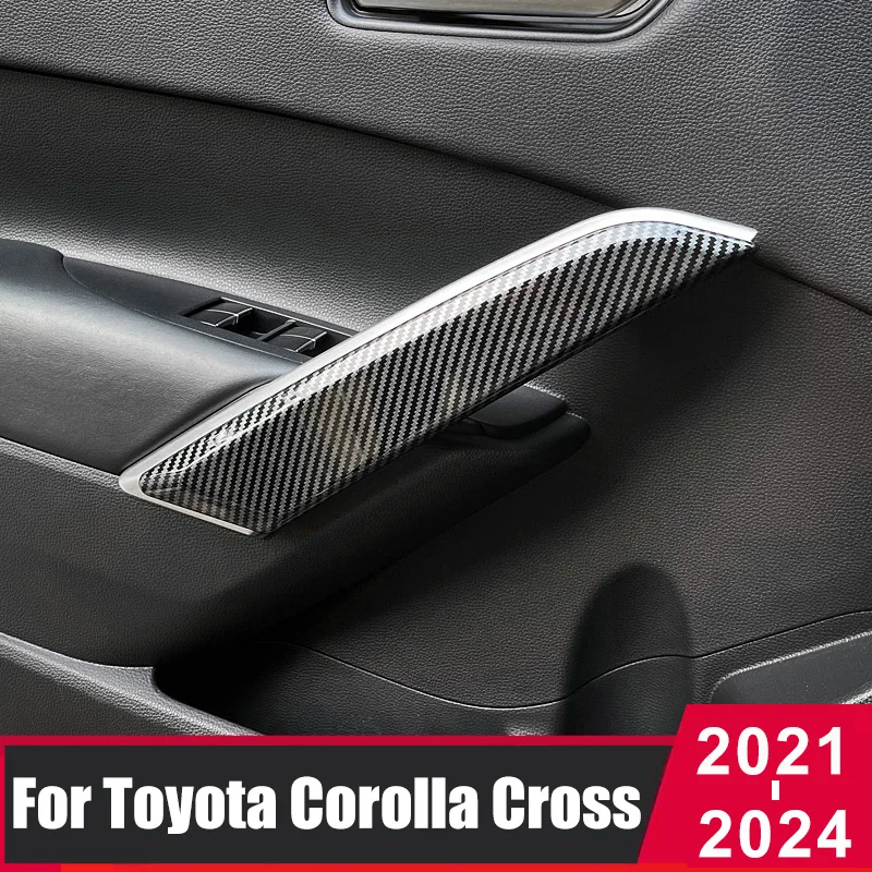 ABS Carbon Car Door Handle Armrest Decoration Cover Trims Sticker For Toyota Corolla Cross XG10 2021 2022 2023 2024 Accessories
ABS Carbon Car Door Handle Armrest Decoration Cover Trims Sticker For Toyota Corolla Cross XG10 2021 2022 2023 2024 Accessories