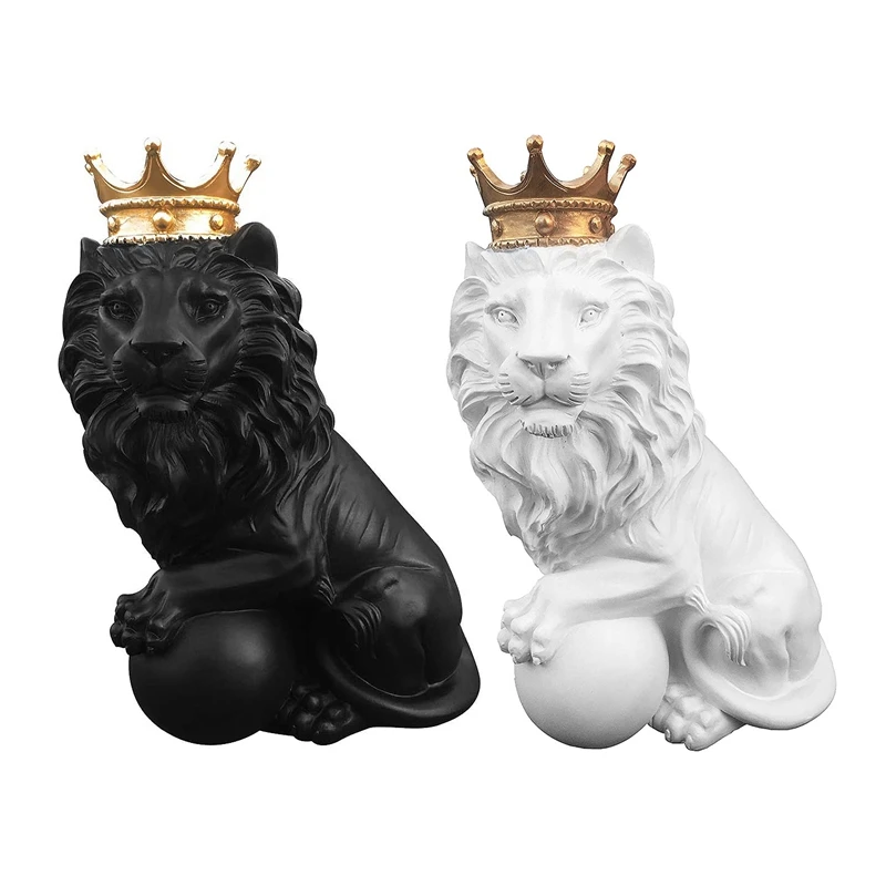Modern Resin Crafts Lion Catching Ball Statue,Lucky Crown Lion Simulation Sculpture Home Office Decoration
Modern Resin Crafts Lion Catching Ball Statue,Lucky Crown Lion Simulation Sculpture Home Office Decoration