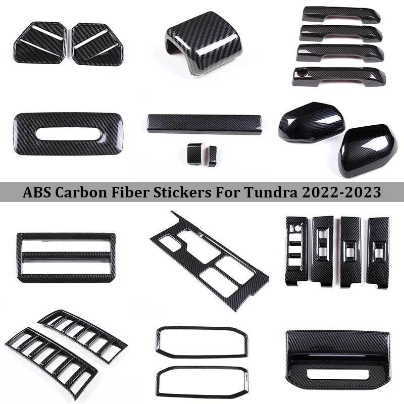 ABS Carbon Fiber Pattern Car Stickers Gear Shift Panel Cover Interior And Exterior Trim For Toyota Tundra 2022 2023 Accessories
ABS Carbon Fiber Pattern Car Stickers Gear Shift Panel Cover Interior And Exterior Trim For Toyota Tundra 2022 2023 Accessories